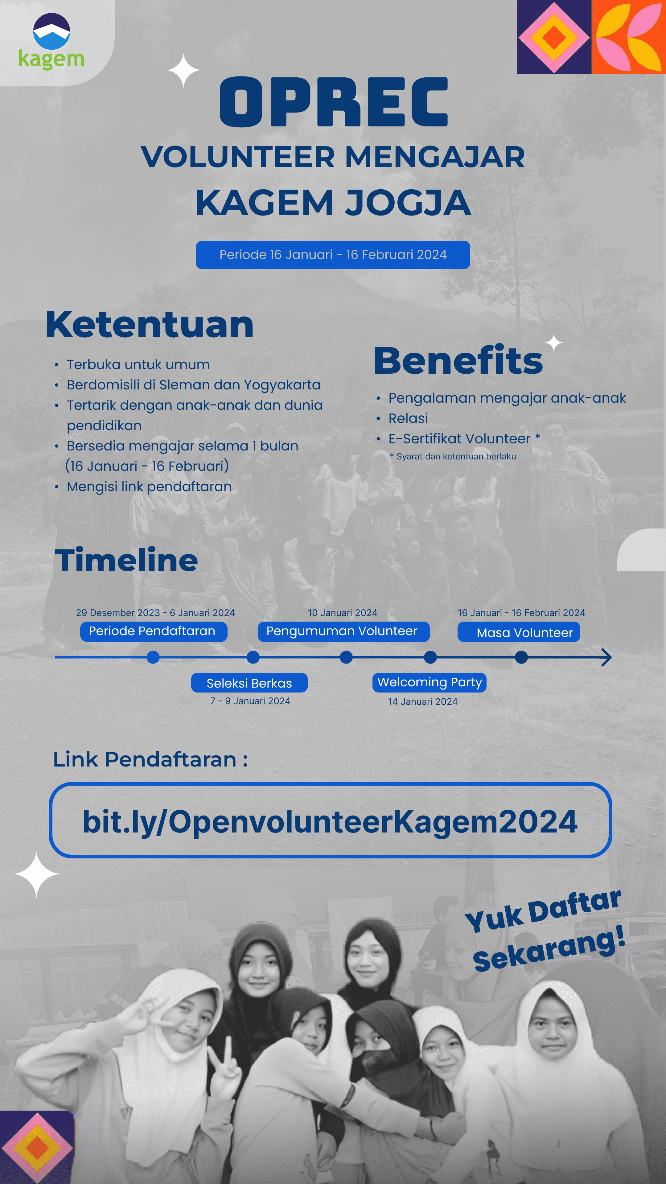 Poster Oprec Kagem 2024