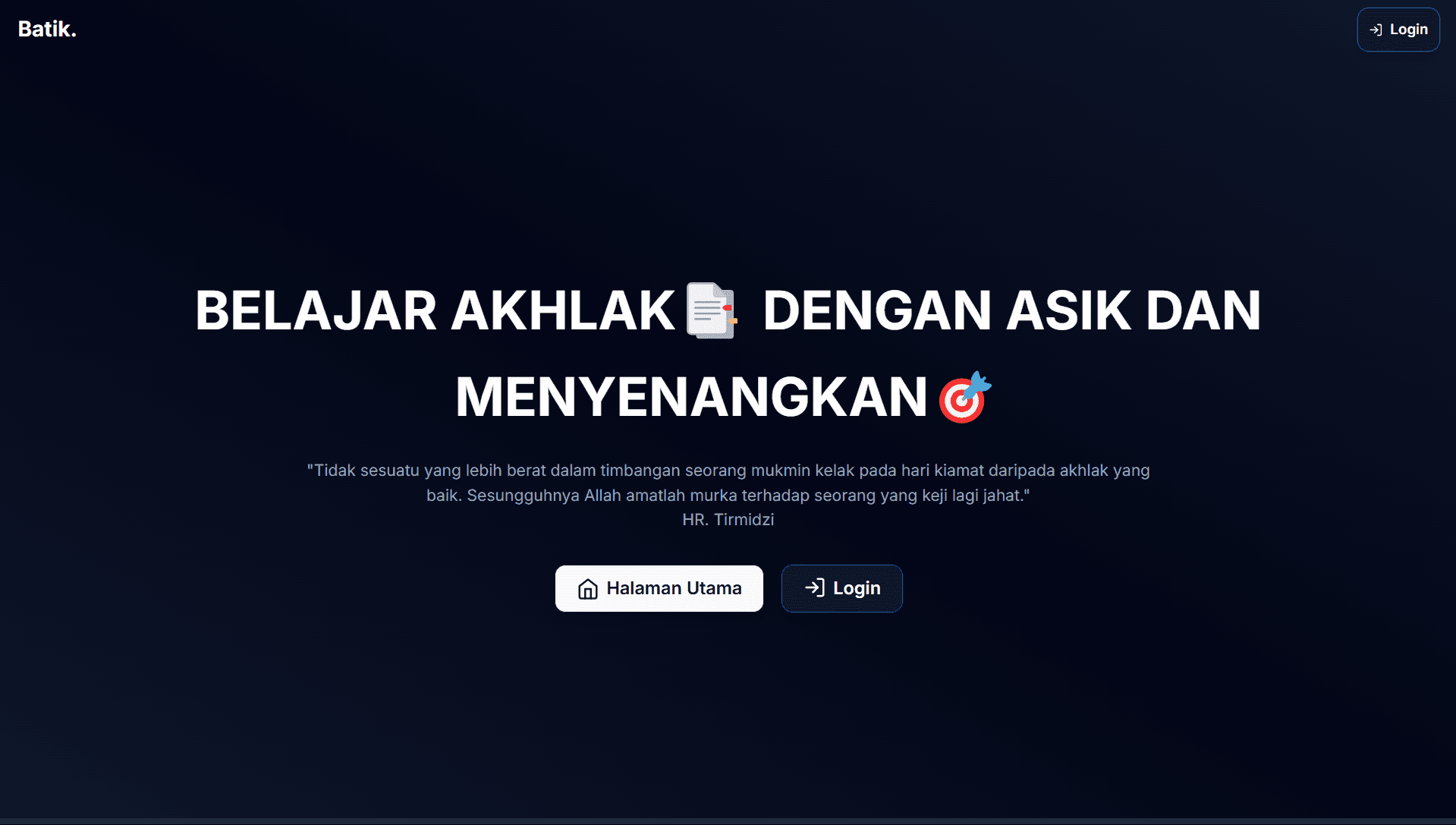Batika (Belajar Etika)